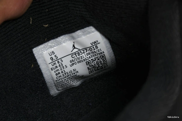 Rep TBK Retro Black Royal 4 CT8527-018 Game Jordan 0730